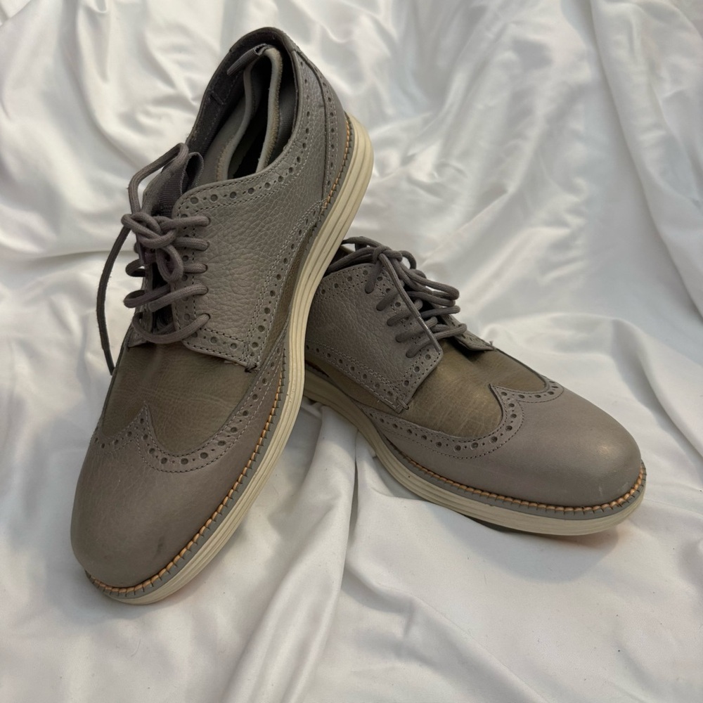EUC Cole Haan OriginalGrand Neoprene Lined Wingtip Oxford Shoes